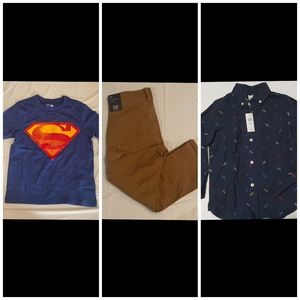 GAP Khaki Jean/GAP DC Shirt/ GAP Button Down